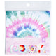 Gekleurd papier tie-dye design, 15x15cm