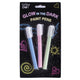Glow in the dark verfstiften, 3st.