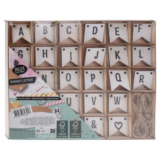 Load image into Gallery viewer, Houten letters, 84st.
