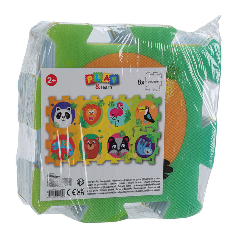 Load image into Gallery viewer, EVA Vloermat Puzzel Dieren, 8st.
