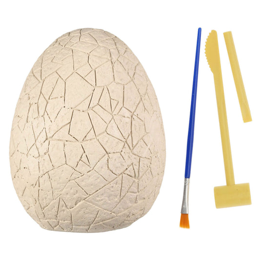 Uitgraafset xxl dino met 8 dino's