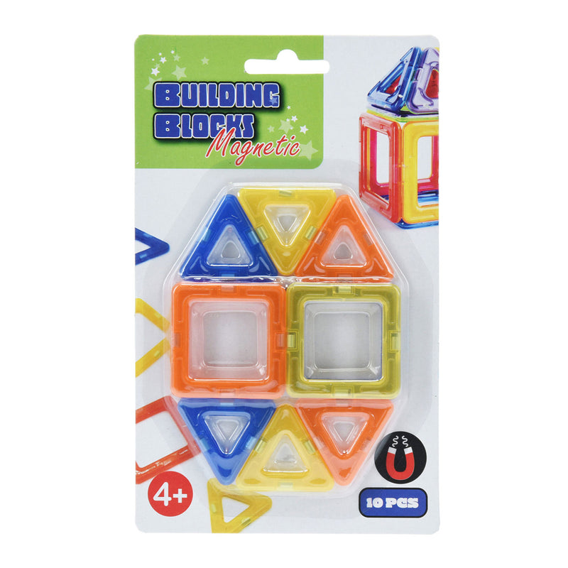 Load image into Gallery viewer, Magnetisch constructie set 10-delig op kaart
