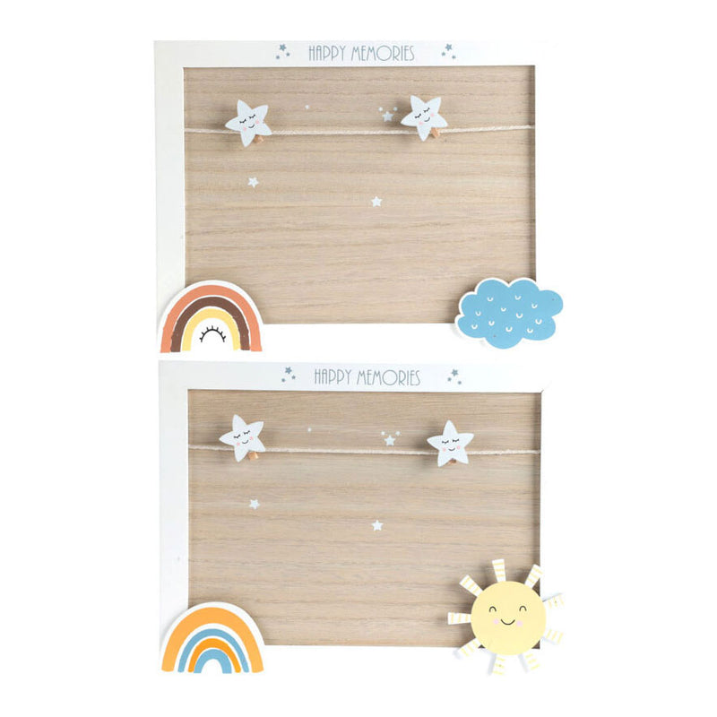 Load image into Gallery viewer, Memobord mdf regenboog
