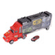 Vrachtwagen met Trailer en 6 Die-cast Auto's