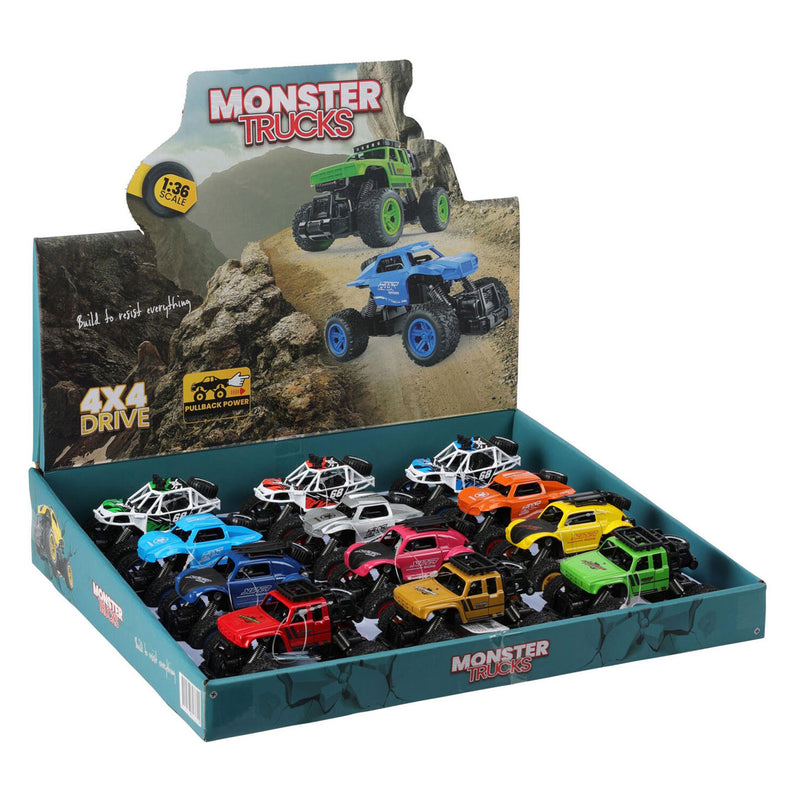 Load image into Gallery viewer, Koopman die-cast pull back monstertruck

