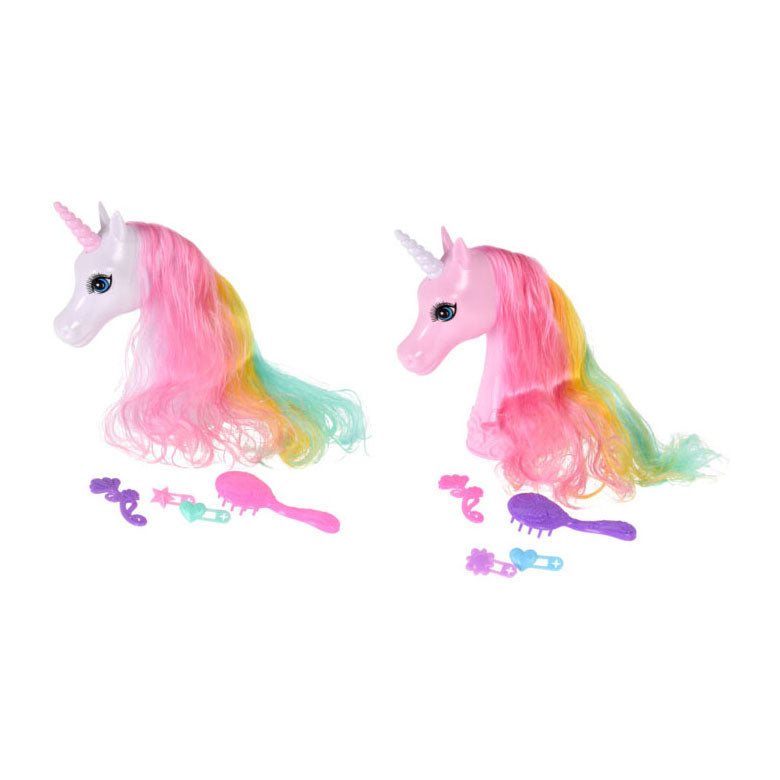 Load image into Gallery viewer, Eenhoorn kapkop met 4 accesoires
