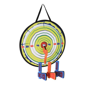 Foam bijlen gooien met doelwit