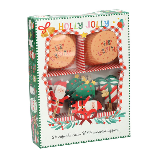 Cakevorm set kerst design, 48dlg.