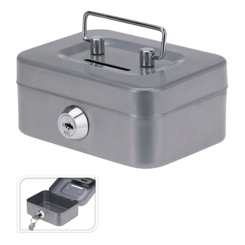 Load image into Gallery viewer, Geldkistje metaal met sleuf
