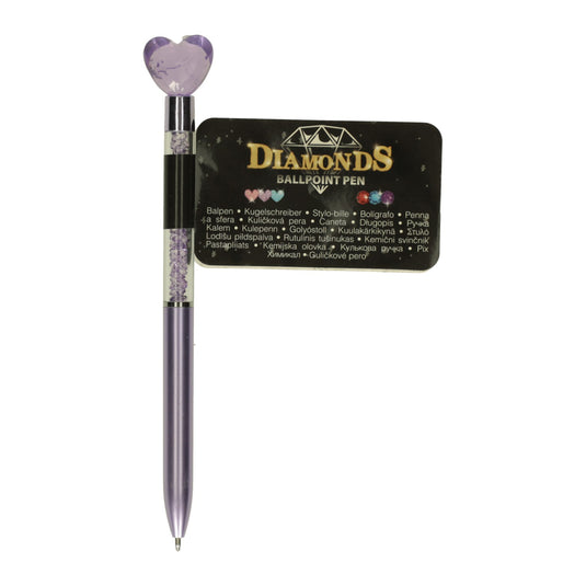 Balpen met diamanten