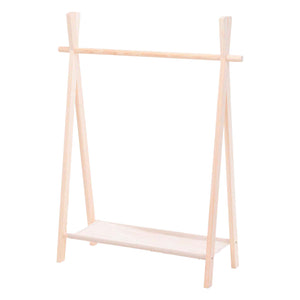 Houten kledingrek voor kinderen