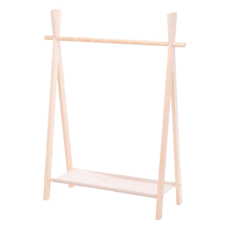 Load image into Gallery viewer, Houten kledingrek voor kinderen

