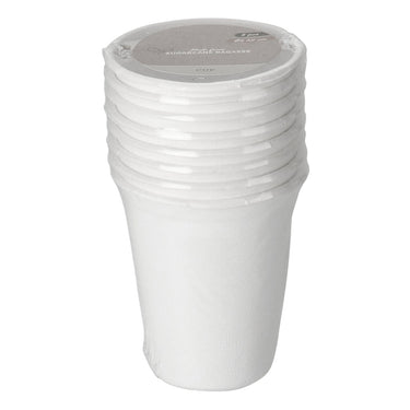 Wegwerpbekers suikerriet 275ml , 8st.
