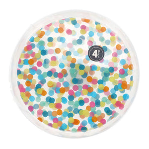 Bordjes met stippen 22,5cm, 4st.