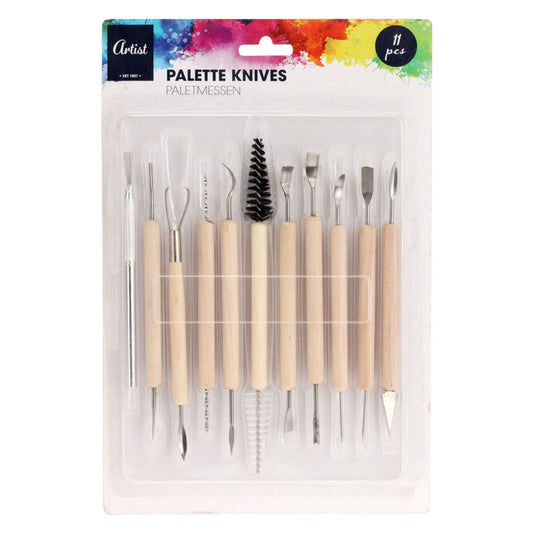 Paletmesjes set van 11