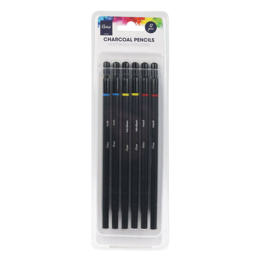 Potloden houtskool 12st.