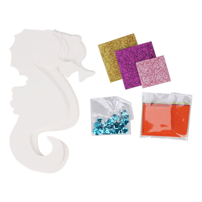 Load image into Gallery viewer, Maak je eigen glitter designkaart, set 8 kaarten
