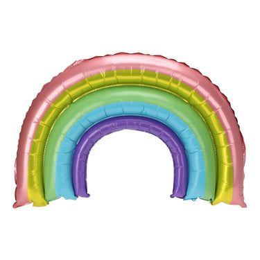 Folieballon regenboog, 60cm
