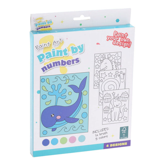 Schilderen op nummer set dier voor kinderen