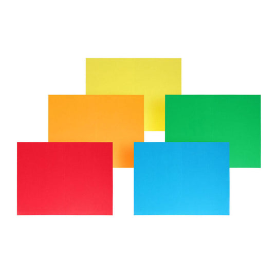 Gekleurde kaarten a5, 20st.