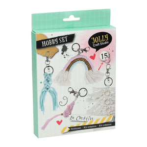 Maak je eigen macrame sleutelhangers, 4st.