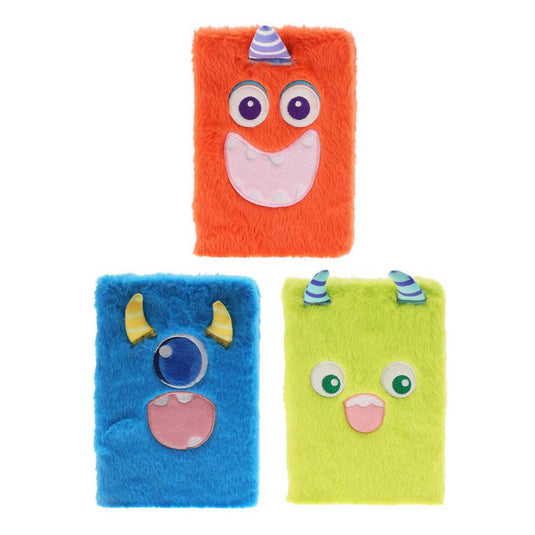 Notitieboek pluche monster