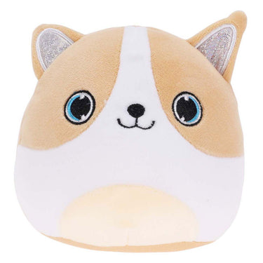Koopman pluche dieren knuffel bolvormig 14 cm multi kleuren speelgoed.