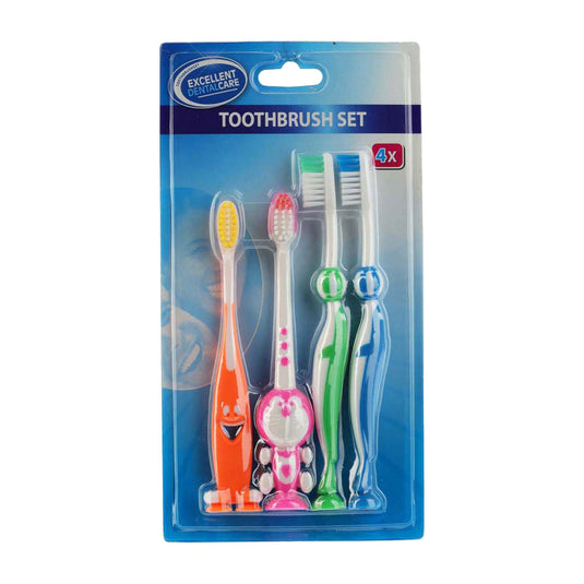Tandenborstel set, 4st.