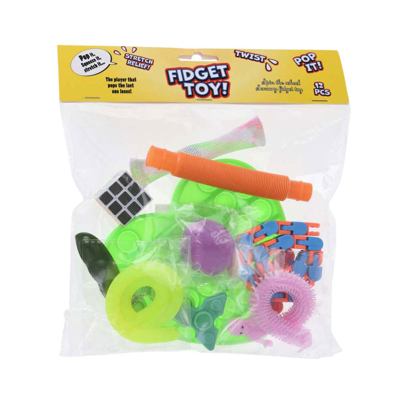 Load image into Gallery viewer, Koopman fidget speelgoed set kleurrijk sensorisch speelgoed 12 stuks.
