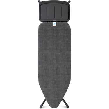 Brabantia strijkplank denim black c 124x45cm met stoomunithouder