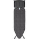 Brabantia strijkplank denim black c 124x45cm met stoomunithouder