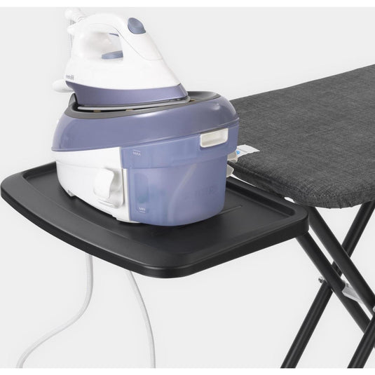 Brabantia strijkplank denim black c 124x45cm met stoomunithouder