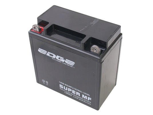 Edge accu 12n9-bs piaggio vespa gilera (mf) yb9b (met gelvulling)