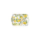 Ambiente dienblad melamine 13x21 cm fresh lemons wit
