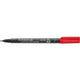 Marker permanent staedtler lumocolor 318-2 medium 0,6m rood wateroplosbaar 10 st
