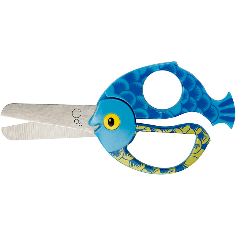 Load image into Gallery viewer, Creativ company fiskars kinderschaar met dierenmotief vis - 13cm
