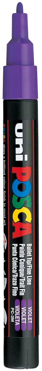 Posca verfstift pc3m f paars