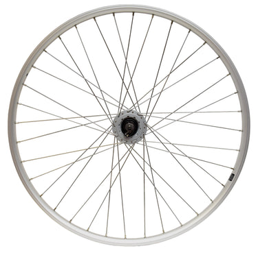 Shimano cordo voorwiel 28 21-622 nexus rollerbrake dynamo 2,4w zilver