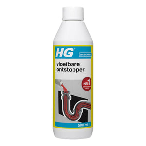 Hg vloeibare ontstopper (500 ml) | effectief de afvoer ontstoppen