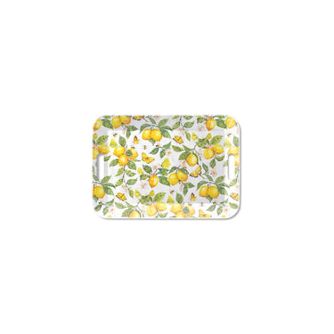 Ambiente dienblad melamine 33cmx47 cm fresh lemons wit