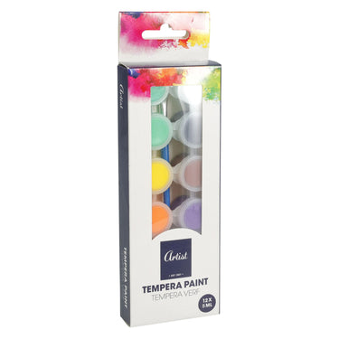 Tempera verfset - 12 kleuren