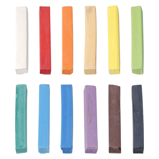 Set pastelkrijt 6,5cm - 12st.