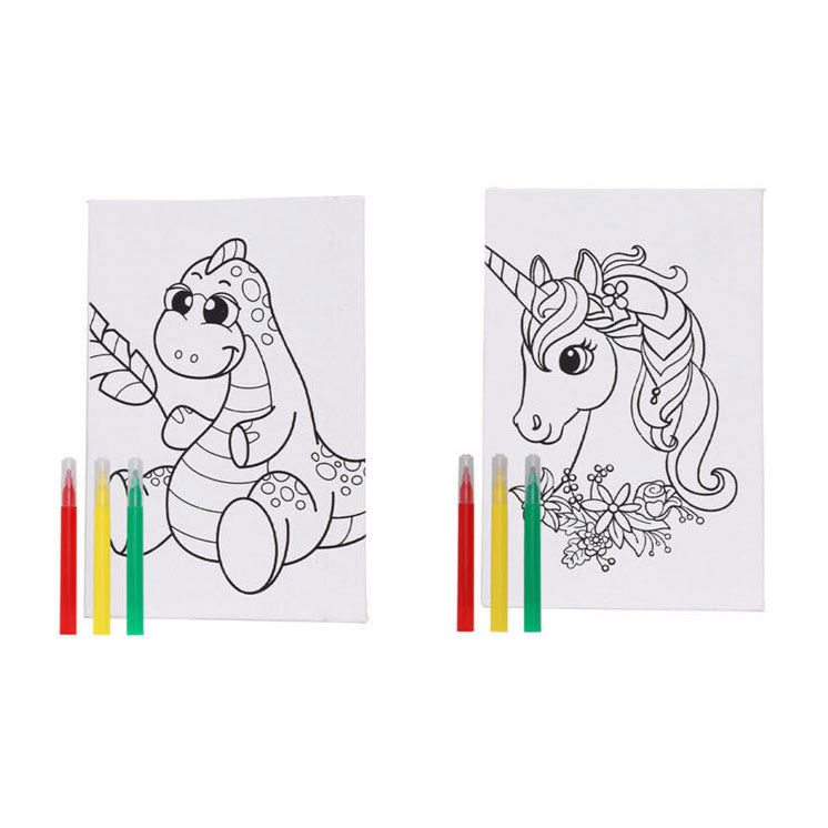 Load image into Gallery viewer, Set canvaspanelen 9,5x15cm - 2st.
