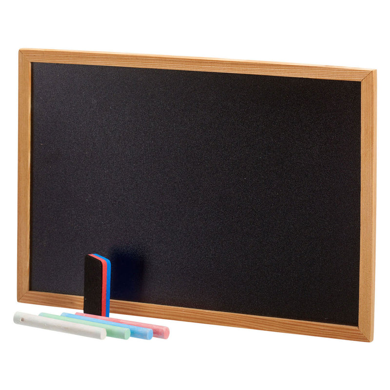 Load image into Gallery viewer, Krijtbord 21x30cm met 4 krijtjes en spons
