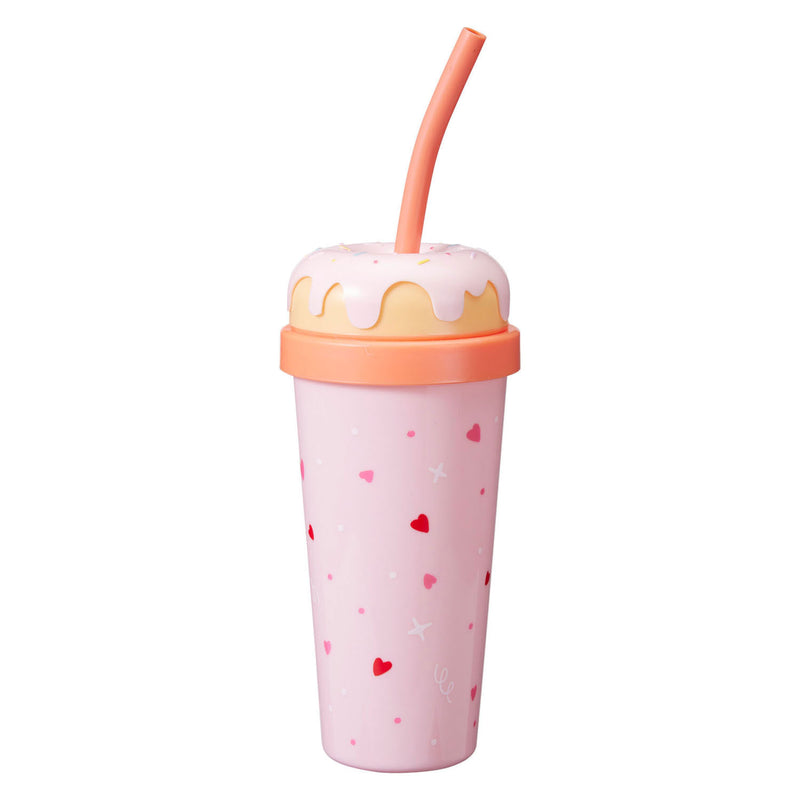Load image into Gallery viewer, Drinkbeker met rietje
