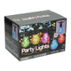 Multikleurige feestverlichting met 10 lampen
