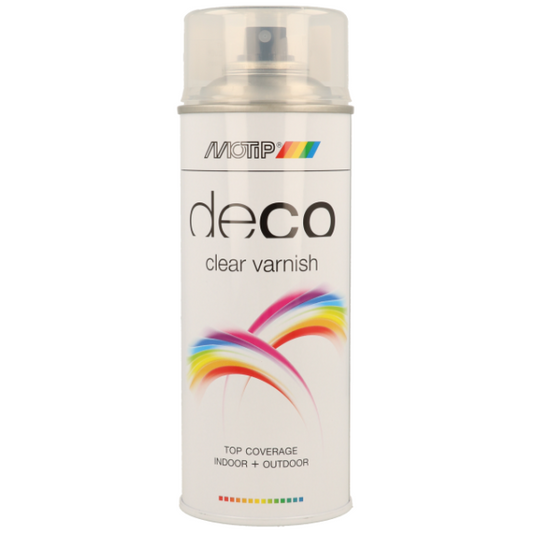 Motip deco blanke lak | hoogglans | 400ml - 01603