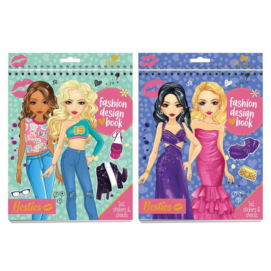 Besties fashion designer schetsboek