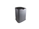 Sunware delta vuilniszakhouder 70 liter metaal zwart 45,5x39,5x57cm