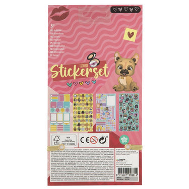 Besties grafix luxe sticker boek 23x12cm 20 pagina's